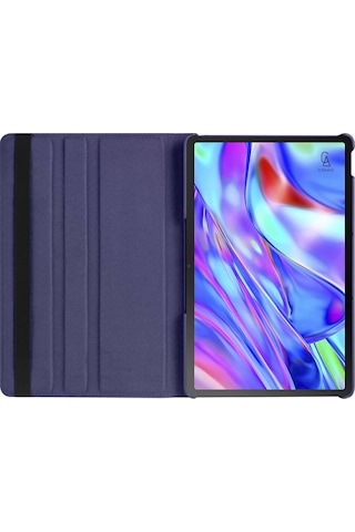 Lenovo Tab P11 2.nesil 11.5 İnç Tb-350fu Dönebilen Standlı Tablet Kılıfı + Ekran Koruyucu + Kalem Kapaklı Kılıf