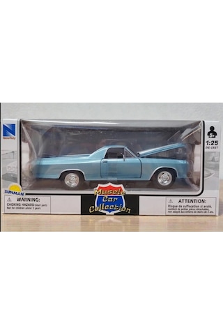 New Ray Koleksiyon 1 / 24 Ölçek 1962 Chevrolet İmpala Ss Mavi Pickup Model Metal Araba