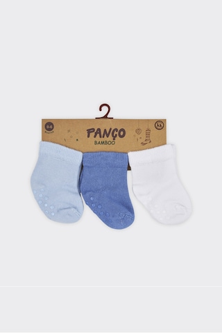 Panço Erkek Bebek Kaydırmaz Tabanlı Renkli Soket Çorap Set