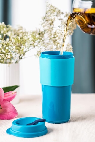 Tupperware Hep Yanımda Kupam 490 ml Mavi