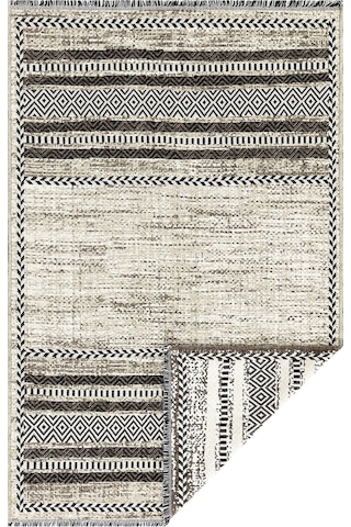 Palermo 6810 Bej Çift Taraflı Yıkanabilir Dokuma Kolay Temizlenir Halı Kilim
