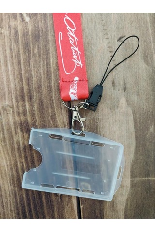 Kemal Atatürk İmza Kırmızı Kart Askısı Yaka Kartı Boyun Askı İpi Telefon Askısı Yatay Dikey Kart Koruyucu