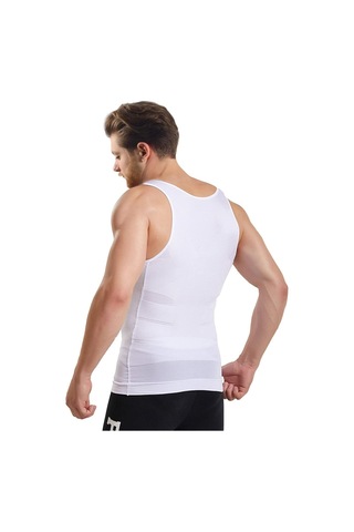 Ff Fit Form Giyim Beyaz Erkek Korse Atlet Göbek Ve Gögüs Bölgesi Beyaz