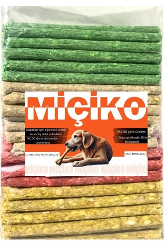 Munchy Renkli Çubuk Köpek Ödülü 14 Cm 400 Gram