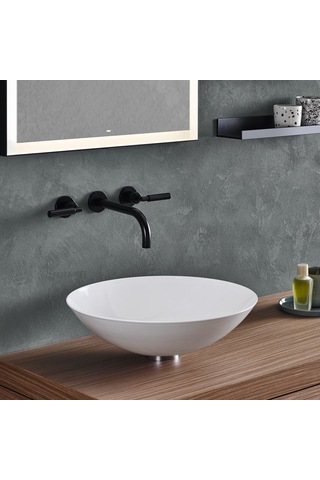 Alape Çanak Lavabo 3502000000 - 45cm - Parlak Beyaz Parlak Beyaz
