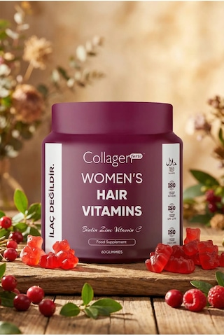 Collagen Forte Gummy Women S Hair Vitamins 60 Tablet