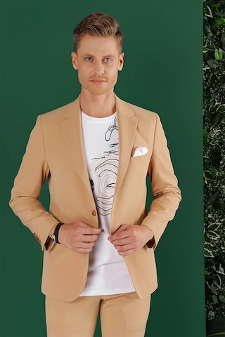 Efor C 645 Slim Fit Camel Spor Ceket CAMEL