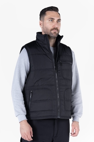 Polarlı Elyaf Takviyeli İş Yeleği Siyah