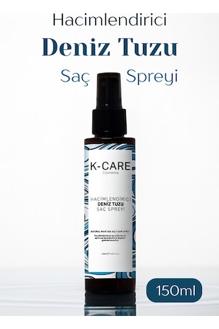 K K-care Cosmetics Doğal Dalga Sağlayan ve Hacim Veren Deniz Tuzu Saç Spreyi 150 ML﻿﻿
