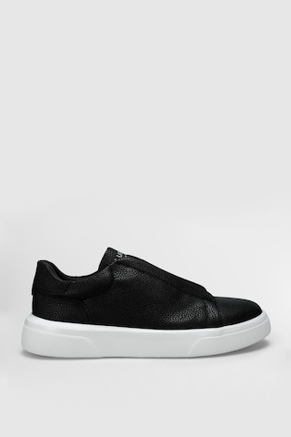 Lufian Dante Erkek Deri Sneaker Ayakkabı Siyah Siyah 112230256100100 Siyah