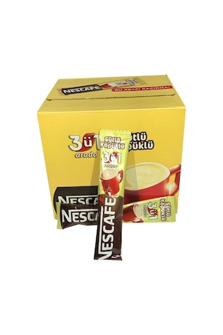 Nescafe 3ü1 Arada Sütlü Köpüklü Hazır Kahve 48 x 17.4 G Nescafe 3ü1 Arada Sütlü Köpüklü Hazır Kahve 48 x 17.4 G