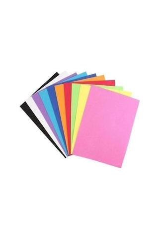 Renkli Fotokopi Kağıdı 50li Karışık Renkli A4 Kağıdı 80 Gram 50 Yaprak 1.kalite Kağıt Hobi Tasarım