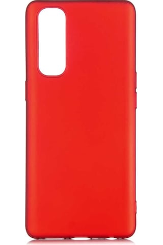 Oppo Reno 4 Pro 4G Kılıf Zore Premier Silikon Kapak-Kırmızı