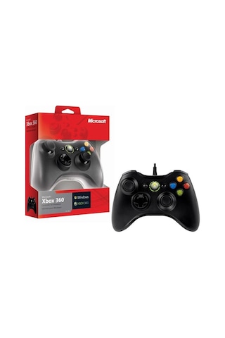 Kontorland Xbox 360 Kablolu PC Uyumlu Oyun Kolu