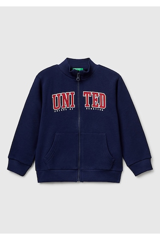 Benetton Erkek Bebek Sweatshırt Lacivert