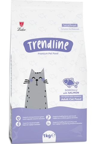 Trendline Somonlu Kuru Kedi Maması 1 Kg
