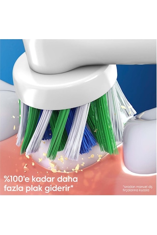Oral-B Cross Action Şarjlı Diş Fırçası Yedek Başlığı 6'lı