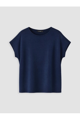 Lcwaıkıkı Curve Lacivert Büyük Beden Oversize Bluz