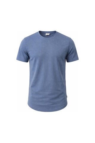 Plus Scorpion Erkek Slim Fit Basic Tişört Esnek, Terletmeyen Pike Dokulu Kumaş İndigo