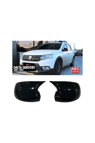 Dacia Sandero Batman Yarasa Ayna Kapağı Piano Black / 2009 - 2020