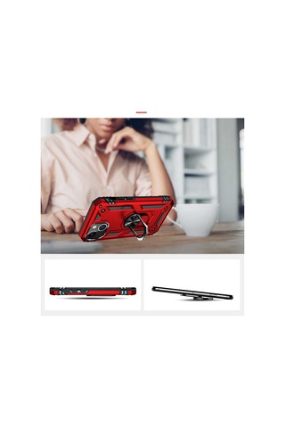 Zeyline iPhone 13 Mini Uyumlu Zore Vega Kapak-siyah