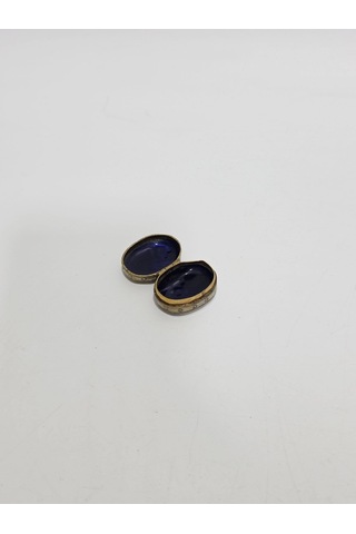 Antika Cloisonne Minyatür Kutu 3,3x2,6cm 109