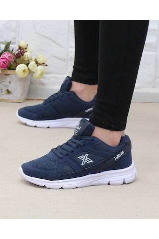 Luttoon 251 Lacivert 36-40 Unisex Spor Ayakkabı Laci Beyaz