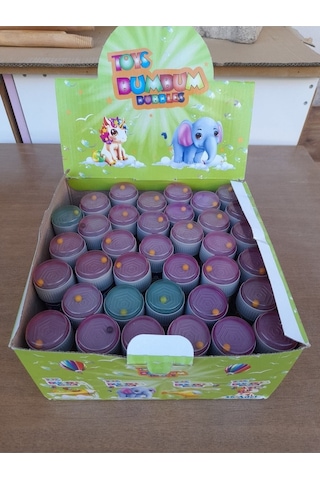 Toys Bumbum Oyuncak 36 Adet Köpük Baloncuk Çok Renkli