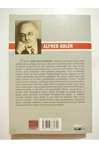 Bireysel Ruhbilim - Alfred Adler N11.697