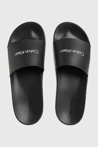 Erkek Ck Chuncky Pool Terlik - Siyah Ck Black