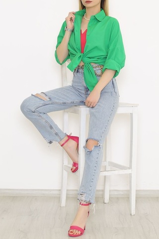 Mokashopin - Salaş Gömlek Açıkyeşil - 293.1247. 001