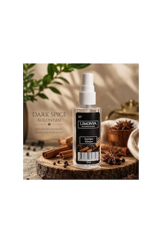 Lımonya Dark Spice Kokulu 60ml Cep/çanta Boy Kolonya