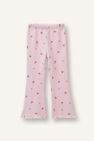 Defacto Meyve Baskılı Waffle Tayt Kız Bebek H3006a526sppn671 Pembe-pn671