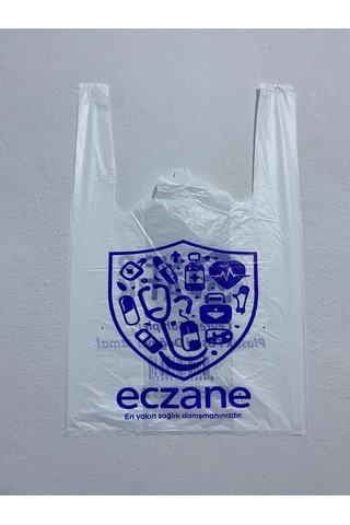 Eczane Poşeti 22x35 Cm Küçük Boy Bio Atlet 1000 Adet