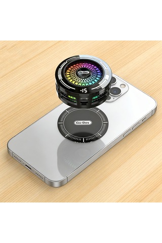 Go Des Gd-pc012 Yapay Zeka Destekli Magnetik Telefon Soğutucu Fan Siyah