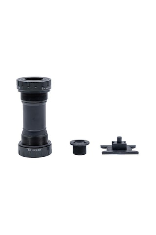 Raptor 34t Tek Yaprak Şeffaf Muhafazalı Aynakol Seti Göbek+aynakol+yaprak Bisiklet Krank Set Siyah Siyah