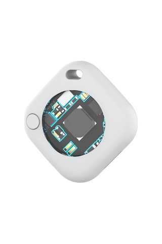 Geeroyoo 1 Adet Beyaz Mini Bulucu Akıllı Kayıp Önleyici Cihaz