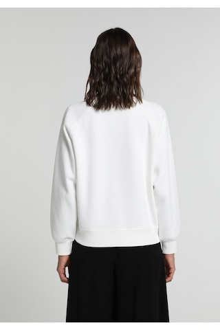 Colin's Colins Regular Fit Yuvarlak Yaka Düz Kadın Beyaz Sweatshirt Cl1081497 Q1.v2 Ofw
