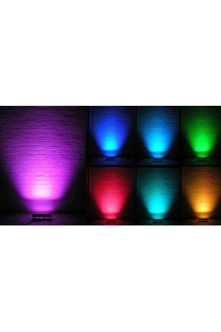 Wallwasher Duvar Boyama Led Aydınlatma 10 Cm 3 Watt Yeşil