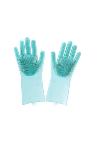 Konyax Sihirli Isıya Dayanıklı Silikon Çok Amaçlı Bulaşık Eldiven Fırçası Magic Gloves