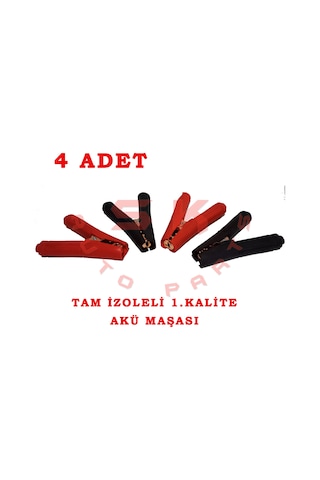 Skauto Akü Pensesi Maşası Tam İzoleli 4 'Lü 1 Set