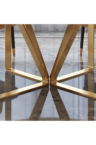 Metal Modern Ava Yemek Masası