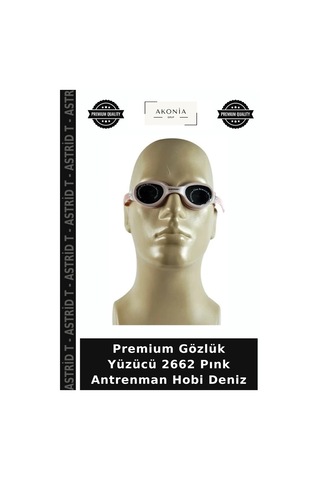 Premium Gözlük Yüzücü 2662 Pınk Antrenman Hobi Deniz Pembe