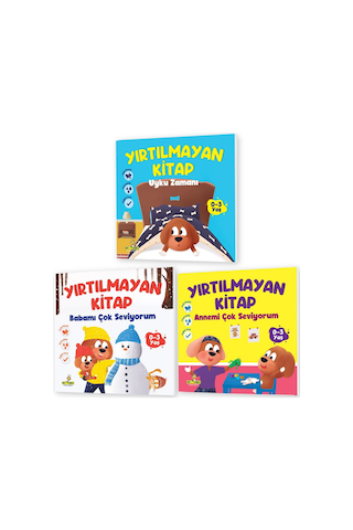 Yırtılmayan Kitap Seti - Ceviz