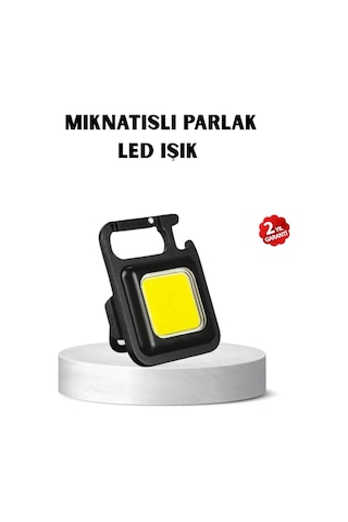 Usb Type-c Şarjlı Mini Fener Manyetik, Katlanabilir Ve Şişe Açacaklı Tasarım 96844601
