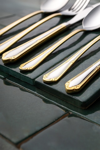 Emsan Göksu Gold 84 Parça Lüks Kutulu Çatal Kaşık Takımı