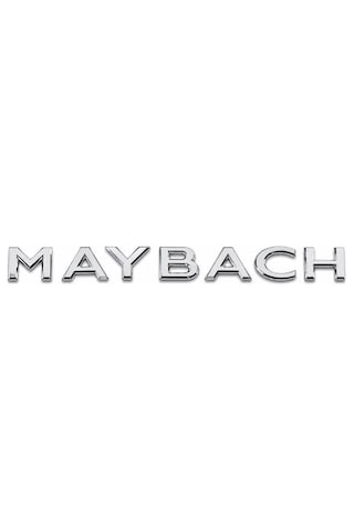 Mercedes-benz Maybach Bagaj Krom Abs Yazı Logo Amblemi 190mm X 20mm