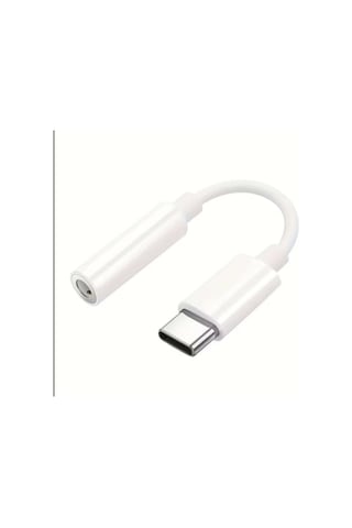 Galaxy A22 Uyumlu Type-c To 3.5 Mm Jack Kulaklık Çevirici Aux Dönüştürücü Adaptör
