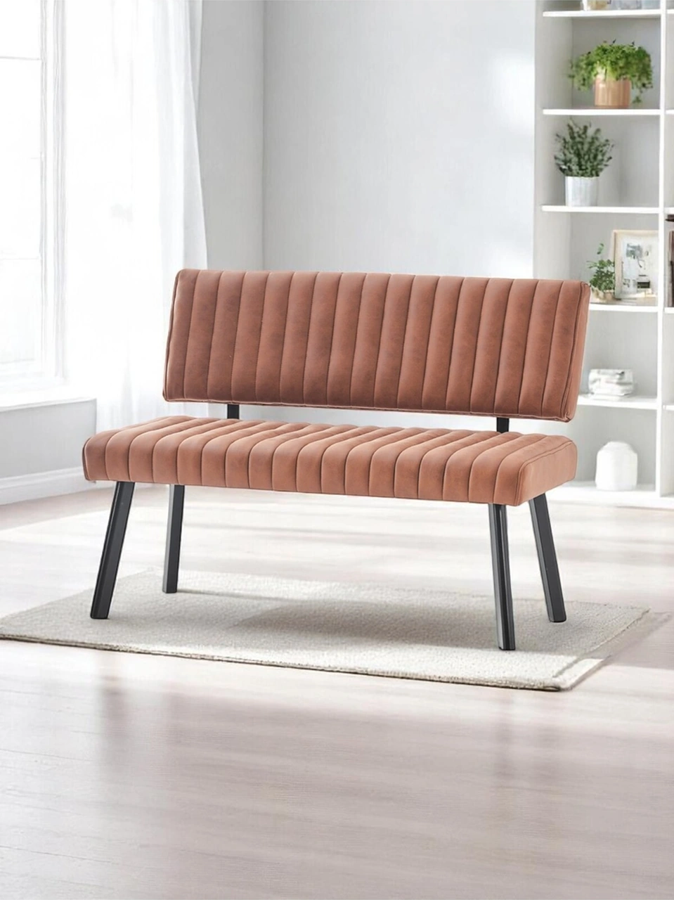 Dengema Koza Sırtlı Bank Talas 04 Taba Kumaş, Kolay Kurulum, Şık Ve Dayanıklı Taba