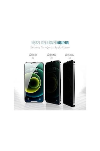 Apple İphone 13/13 Pro / 14/16e/17e İçin Hayalet Ekran Koruyucu Kolay Kurulum Kitli Camın Altında Kesinlikle Toz Bırakmayan Ekstra Güçlendirilmiş Koruma Ve Gizlilik Sağlayan Cam Koruyucu